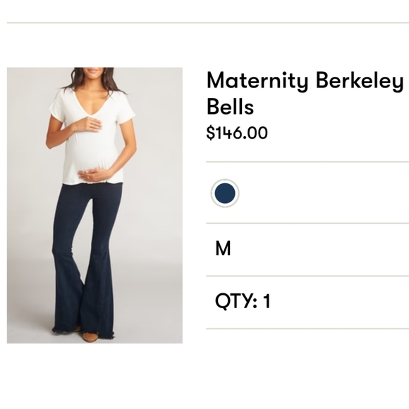 Women's Flare Jeans - Dark Blue - Picture 3 of 12